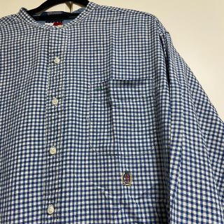 トミーヒルフィガー(TOMMY HILFIGER)のオールドトミー　tommy hilfiger ギンガムチェック長袖シャツ(シャツ)