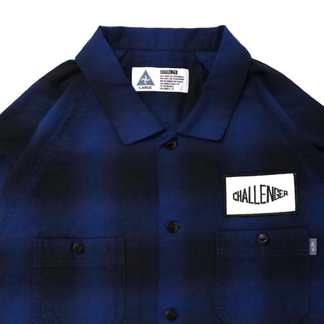 CHALLENGER L/S CHECK WORK SHIRT 長瀬