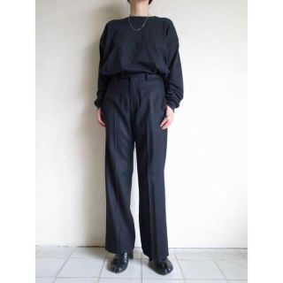 サンシー(SUNSEA)のYOKE 20aw BACK SLIT STRAIGHT PANTS(スラックス)