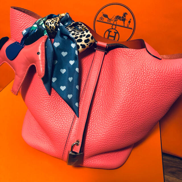 HERMES ピコタン　ローズアザレ　MM