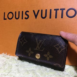 ルイヴィトン(LOUIS VUITTON)のルイヴィトン キーケース モノグラム　４連(キーケース)