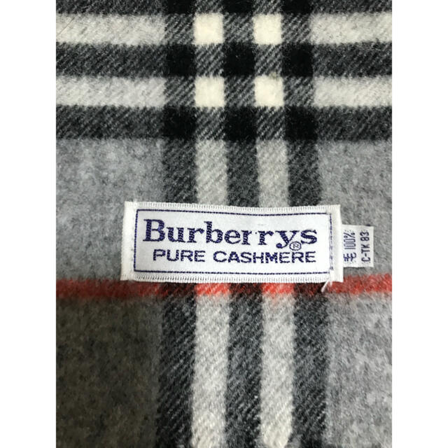 BURBERRY(バーバリー)のバーバリー　カシミアチェックマフラー レディースのファッション小物(マフラー/ショール)の商品写真