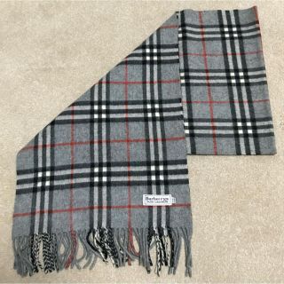 バーバリー(BURBERRY)のバーバリー　カシミアチェックマフラー(マフラー/ショール)