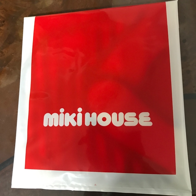 mikihouse(ミキハウス)のミキハウス　リバーシブルハンサムスタイ キッズ/ベビー/マタニティのこども用ファッション小物(ベビースタイ/よだれかけ)の商品写真