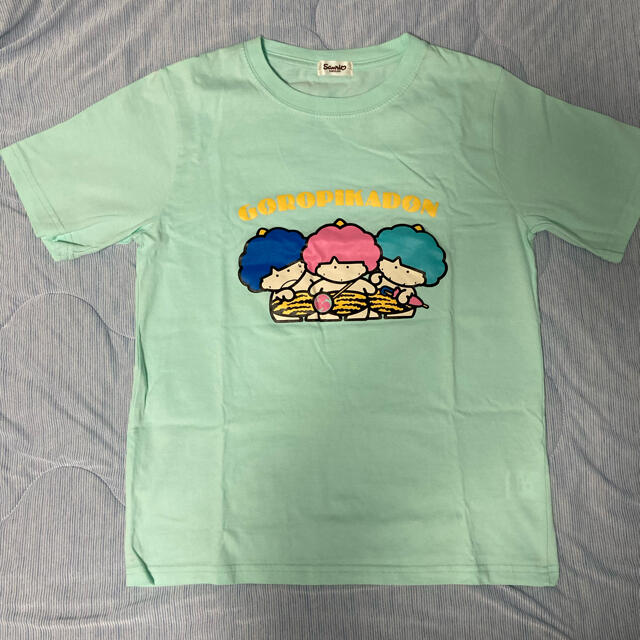 サンリオ(サンリオ)の【美品】Sanrio サンリオ　ゴロピカドンTシャツ レディースのトップス(Tシャツ(半袖/袖なし))の商品写真