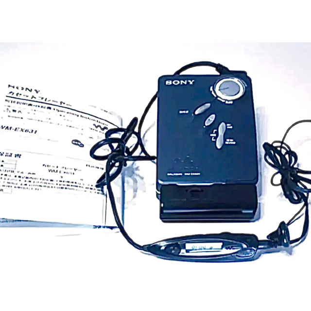 SONY(ソニー)のカセットウォークマン　SONY WM-EX631 「整備済み、完動超美品」 スマホ/家電/カメラのオーディオ機器(ポータブルプレーヤー)の商品写真