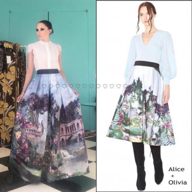 Alice+Olivia(アリスアンドオリビア)のレア　アリスオリビア　スカート レディースのスカート(ロングスカート)の商品写真