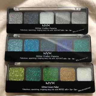 エヌワイエックス(NYX)のNYX【新品未使用】グリッタークリームパレット(アイシャドウ)