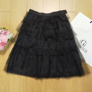 ルネ(René)の定価6万円程度★新品同様★ルネ★デザインスカート(ひざ丈スカート)