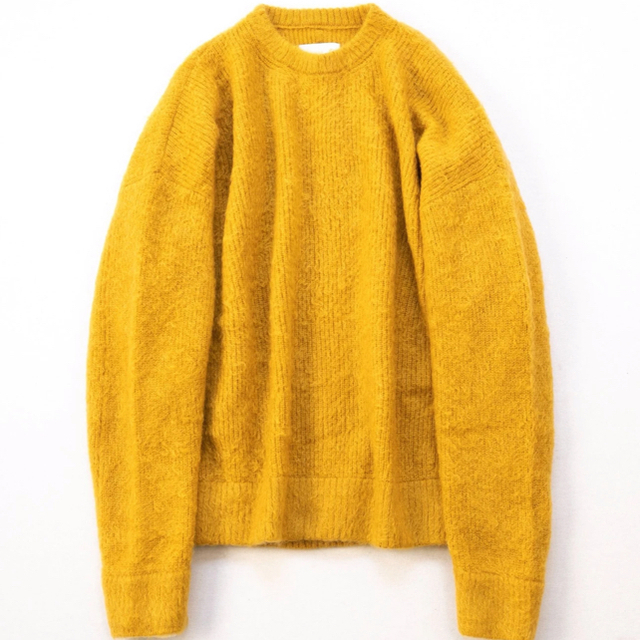 SUNSEA(サンシー)のstein Bi Color Rib Super Kid Mohair LS メンズのトップス(ニット/セーター)の商品写真