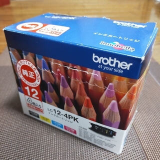 brother  純正 インクカートリッジ　4色LC12-4PK(PC周辺機器)