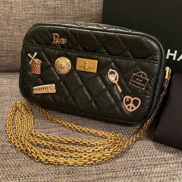 正規品 CHANEL 2.55 マトラッセ カメラバッグ 斜めがけの通販 by