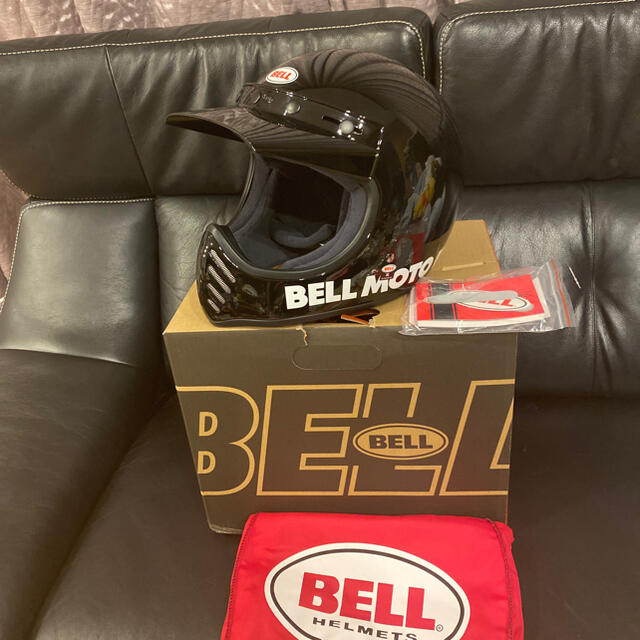 BELL(ベル)の中古美品ヘルメット　BELL MOTO-3 ブラック　XL 自動車/バイクのバイク(ヘルメット/シールド)の商品写真