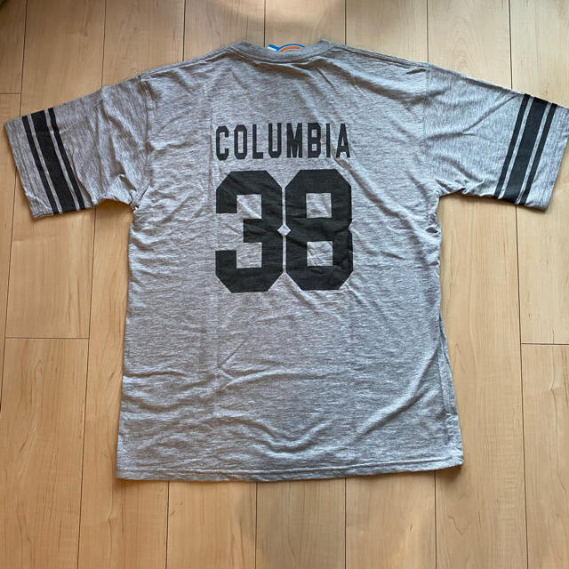 Columbia(コロンビア)の希少サイズ XL コロンビア オーバーサイズ フットボール Tシャツ グレー メンズのトップス(Tシャツ/カットソー(半袖/袖なし))の商品写真