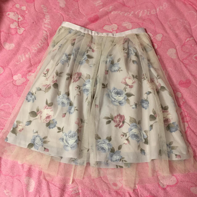 LODISPOTTO(ロディスポット)の花柄チュールスカート♡ レディースのスカート(ミニスカート)の商品写真
