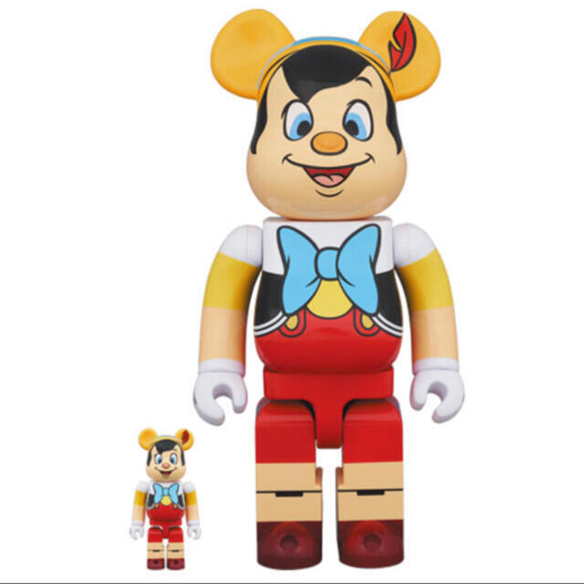 お買得
 BE@RBRICK キャラクターグッズ PINOCCHIO ピノキオ　100 &400％ フィギュア
