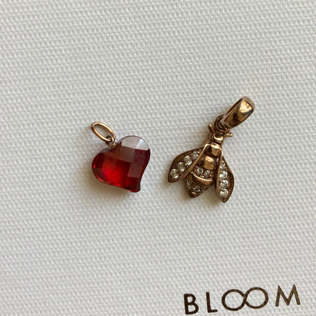 BLOOM(ブルーム)の【チャコット様専用】BLOOM K5 ピンクゴールドリング&チャーム レディースのアクセサリー(リング(指輪))の商品写真