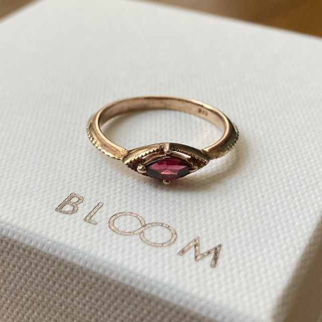 BLOOM(ブルーム)の【チャコット様専用】BLOOM K5 ピンクゴールドリング&チャーム レディースのアクセサリー(リング(指輪))の商品写真