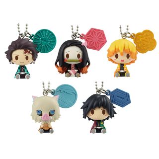 鬼滅の刃　一番くじ　H賞ちょこのっこチャーム　コンプリートセット(キャラクターグッズ)