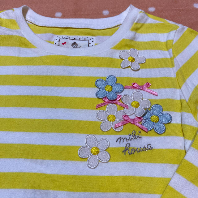 mikihouse(ミキハウス)のミキハウス 110 ロンT キッズ/ベビー/マタニティのキッズ服女の子用(90cm~)(Tシャツ/カットソー)の商品写真