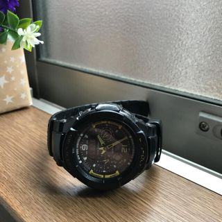 ジーショック(G-SHOCK)のgショック コックピット　ブラックイエロー(腕時計(アナログ))