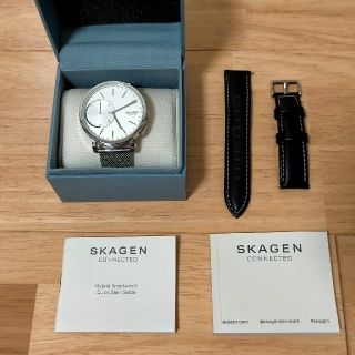 スカーゲン(SKAGEN)の【値下中】SKAGEN コネクテッドウォッチ 交換ベルト付き(腕時計(デジタル))