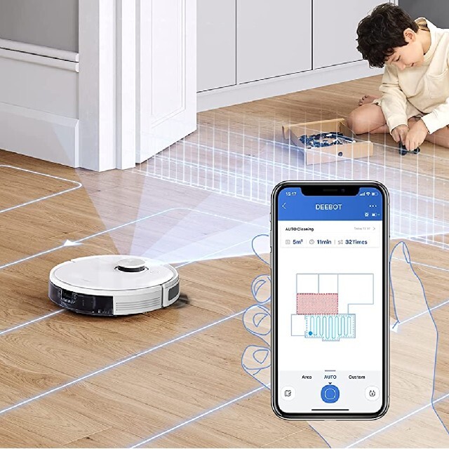 想像を超えての 【自動ゴミ収集】ECOVACS(エコバックス)DEEBOT N8+