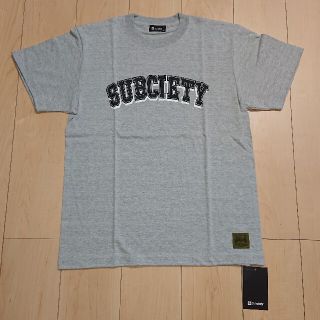 サブサエティ(Subciety)のM 新品 Subciety OLD SCHOOL S/S 半袖Tシャツ 灰(Tシャツ/カットソー(半袖/袖なし))