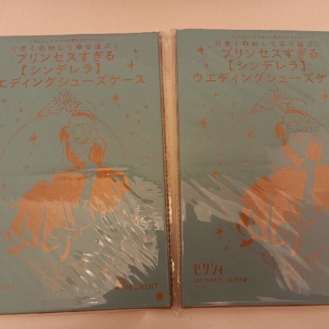 シンデレラ(シンデレラ)の★値下げ中★ゼクシィ8月号 ウエディングシューズケース レディースのファッション小物(ポーチ)の商品写真