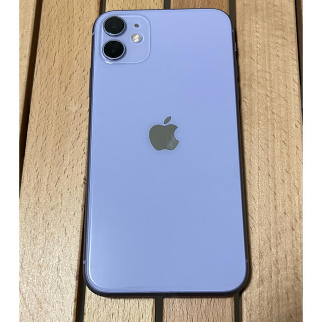 iPhone 11 パープル 128 GB SIMフリー AppleCare +スマートフォン