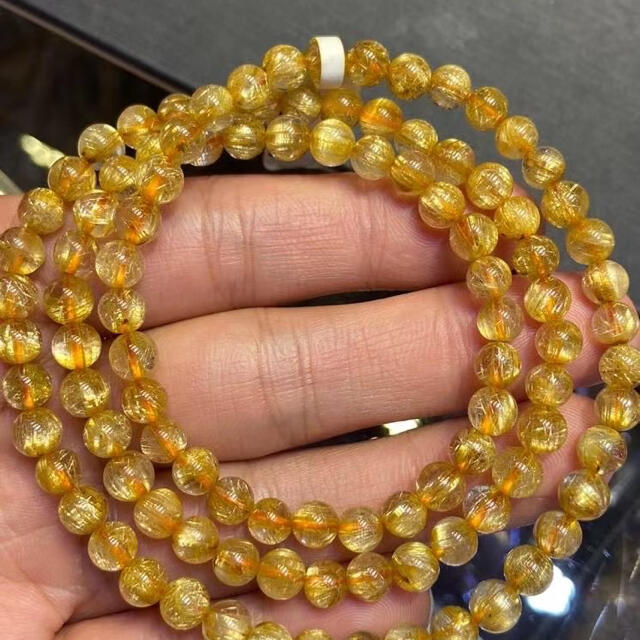 ⭐︎【天然】タイチンルチルクオーツ ブレスレット 5.5mm marz.jp