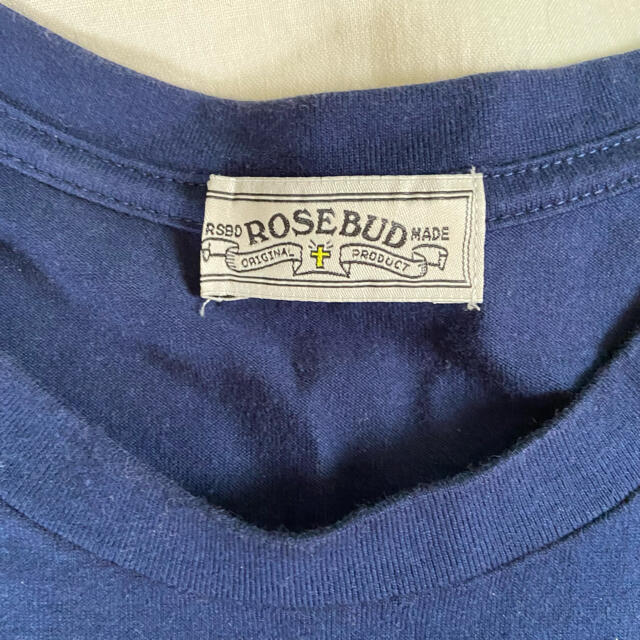 ROSE BUD(ローズバッド)のROSE BUD 半袖　ネイビー　トップス レディースのトップス(カットソー(半袖/袖なし))の商品写真