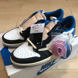 ナイキ(NIKE)のNIKE AIR JORDAN 1 LOW fragment travis 29(スニーカー)