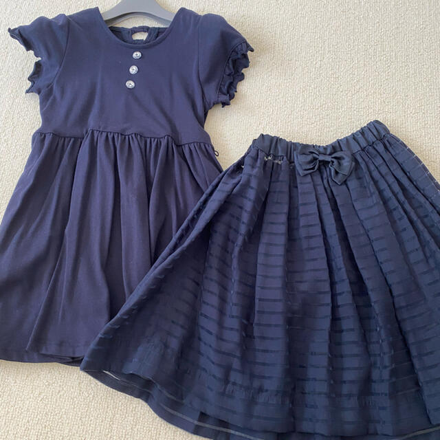 THE SHOP TK(ザショップティーケー)のキッズ　ワンピース　ボレロセット キッズ/ベビー/マタニティのキッズ服女の子用(90cm~)(ワンピース)の商品写真