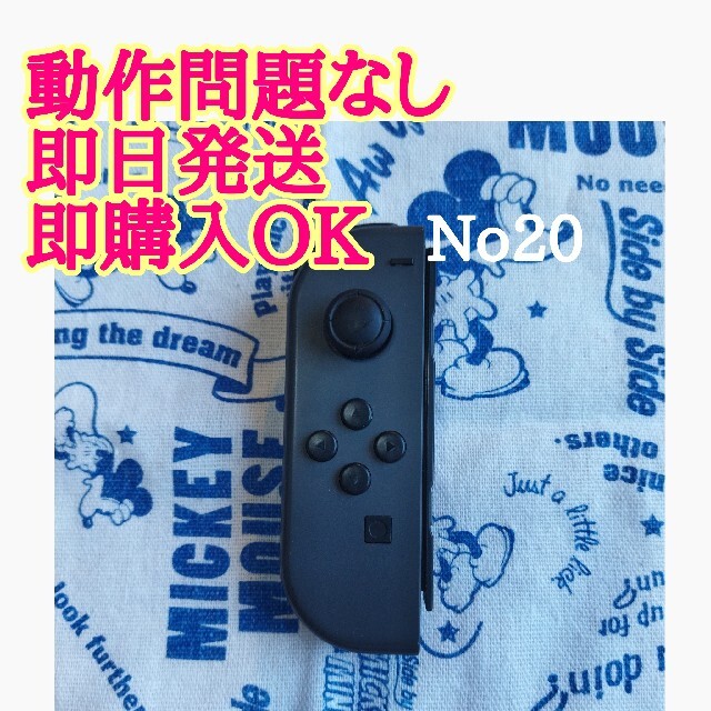 switch ジョイコン グレー Ｌ エンタメ/ホビーのゲームソフト/ゲーム機本体(家庭用ゲーム機本体)の商品写真