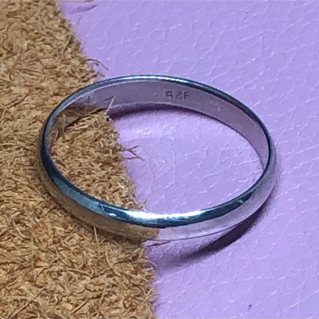 silver925  シルバー925 甲丸リング　幅3ミリ　重ね付けリングsんぢ メンズのアクセサリー(リング(指輪))の商品写真