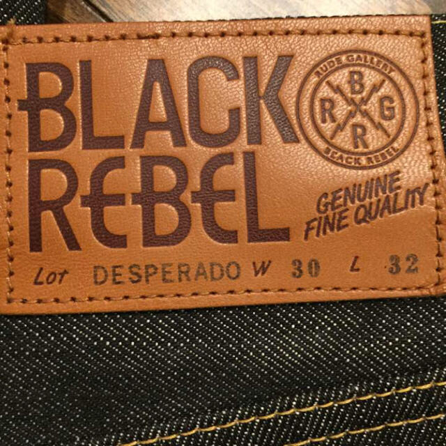 RUDE GALLERY(ルードギャラリー)の美品‼︎RUDE GALLARY BLACK REBELジーンズ メンズのパンツ(デニム/ジーンズ)の商品写真