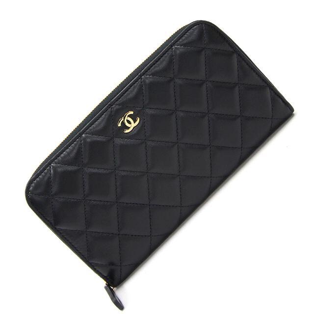 お買い得モデル CHANEL - シャネル ラウンドファスナー長財布