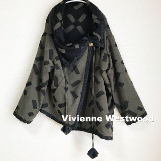 ヴィヴィアンウエストウッド(Vivienne Westwood)の【Vivienne Westwood】ORBボタン マント ショートコート(その他)