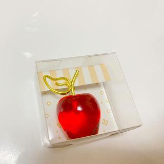 カードスタンド りんご 小物 ペーパースタンド カード立て フルーツ(置物)