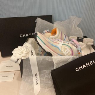 CHANEL - 新品 CHANEL シャネル レインボースニーカー 37 21年 ...