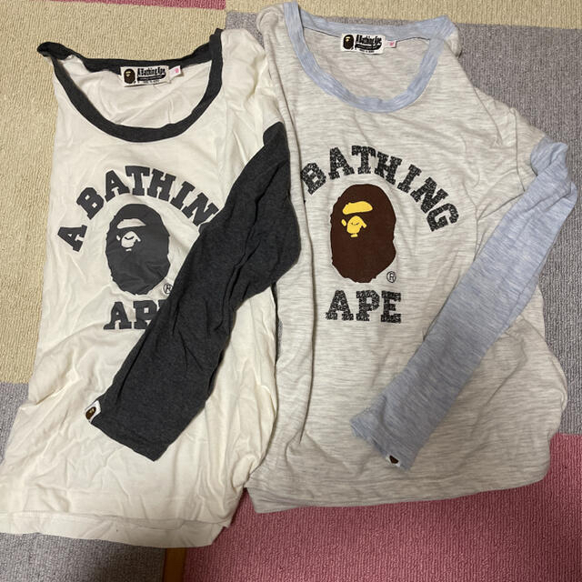 A BATHING APE(アベイシングエイプ)のエイプ レディース ロンＴ レディースのトップス(Tシャツ(長袖/七分))の商品写真