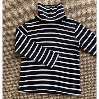 プチバトー(PETIT BATEAU)の【新品　未使用】タートルカットソー　長袖　4a(Tシャツ/カットソー)