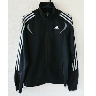 アディダス(adidas)のadidas＊アディダス ジャージ ブラック・メタルシルバー climalite(ジャージ)