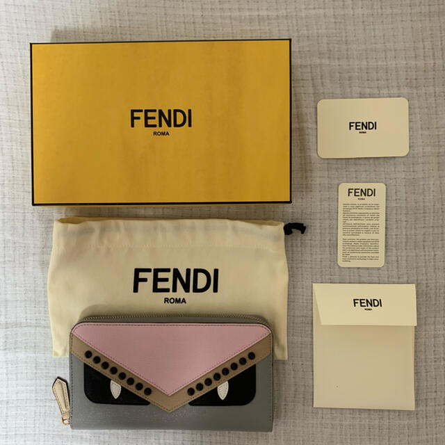 FENDI 財布 フェンディ バグズ モンスターイタリア - 長財布