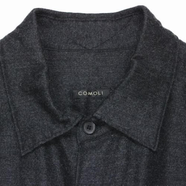 COMOLI  21ss ウールシルクシャツ size2 新品