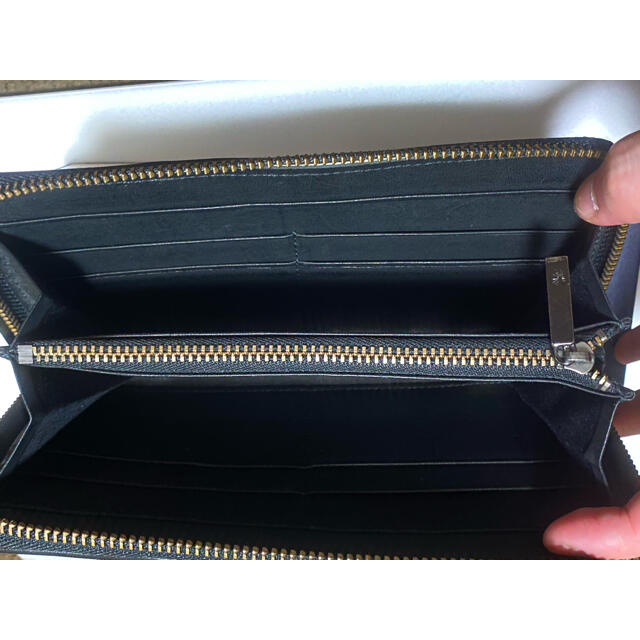 ミハラヤスヒロ 炙り出し ラウンドファスナーウォレット 長財布 - 長財布