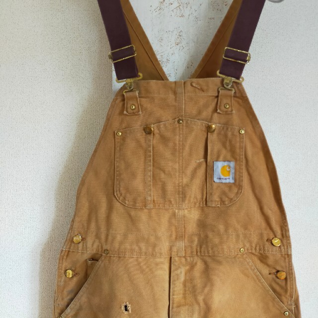 carhartt - カーハート オーバーオール サロペット ベージュ ダック地 ...