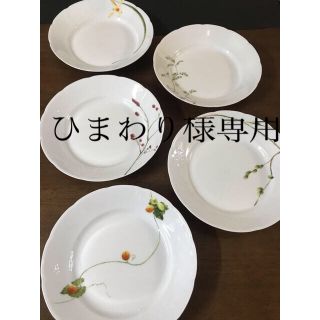 ナルミ(NARUMI)のひまわり様専用NARUMIカレー＆パスタ皿セット(5p)(食器)