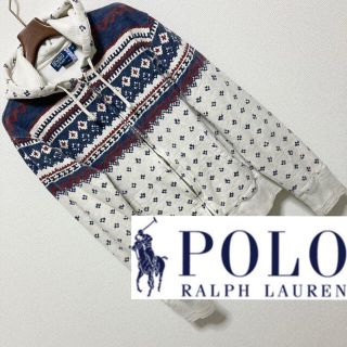 ポロラルフローレン(POLO RALPH LAUREN)のPolo ラルフローレン◆ノルディック ネイティブ スウェット パーカー M(パーカー)